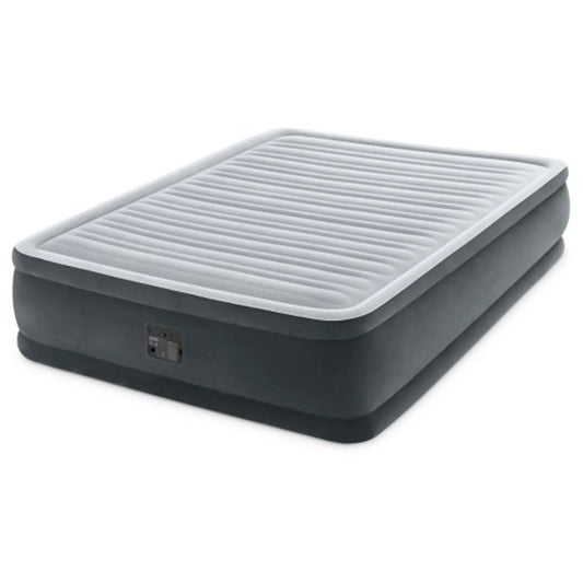 Materasso Gonfiabile Matrimoniale Intex Comfort Plush Elevated – 203x152x46 cm – Pompa Integrata