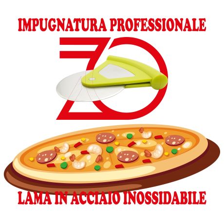 Taglia Pizza con Piastra Magnetica