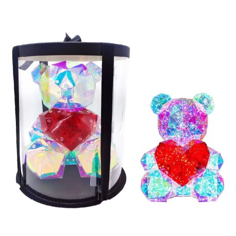 Peluche Orsetto con Cuore LED