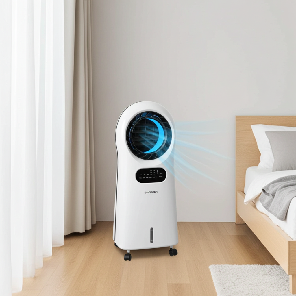 Raffrescatore Evaporativo con Ionizzatore Air Vortex Light 110W – 4 in 1, LED, Timer 8h