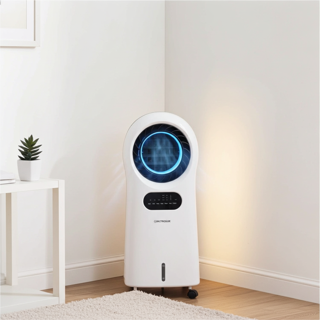 Raffrescatore Evaporativo con Ionizzatore Air Vortex Light 110W – 4 in 1, LED, Timer 8h