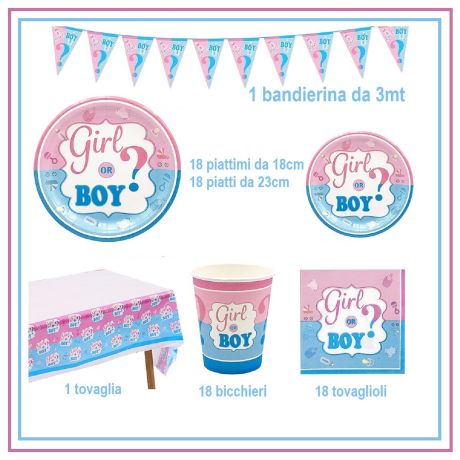 Kit Completo per Festa Baby Shower