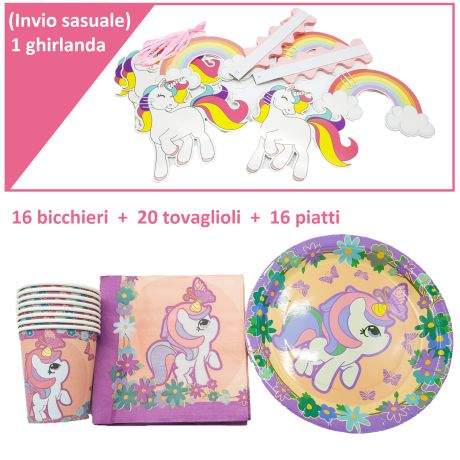 Set Tavola Festa Unicorno