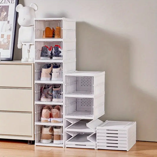 Scatola portaoggetti scarpiera 6 ripiani pieghevole