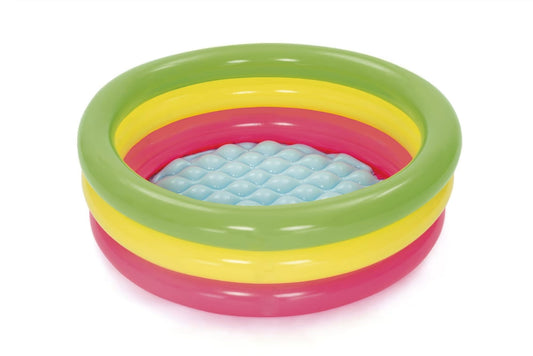Piscina Gonfiabile 3 Anelli con Fondo Morbido – 70x24 cm