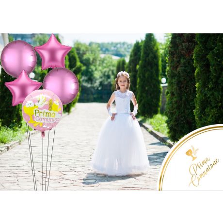 Palloncini Prima Comunione - Set Mylar 5 pz