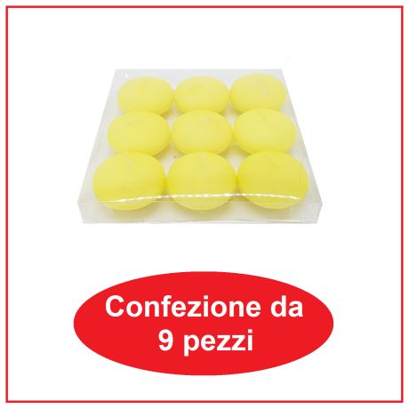 9 Candele galleggianti circolari