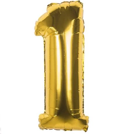 PALLONCINO a forma di NUMERO in Mylar - 100 cm