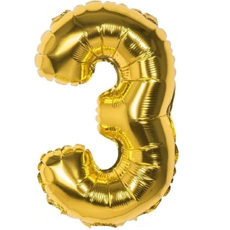 PALLONCINO a forma di NUMERO in Mylar - 100 cm