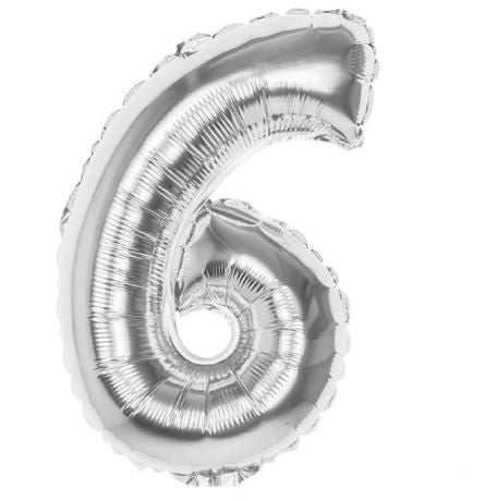 PALLONCINO a forma di NUMERO in Mylar - 100 cm