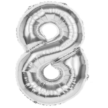 PALLONCINO a forma di NUMERO in Mylar - 100 cm