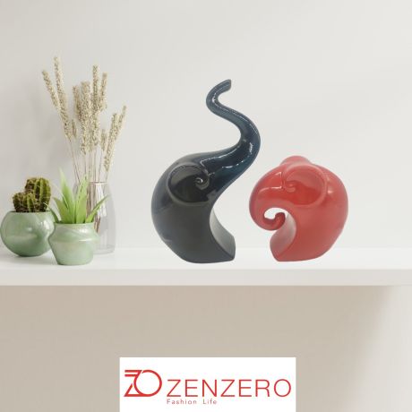 Coppia di Elefanti Portafortuna