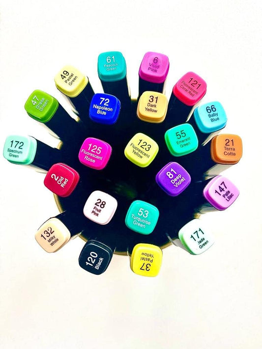 Pennarelli Touch a Doppia Punta 80 Colori – Marker Professionali per Disegno, Manga, Fumetti, Illustrazione