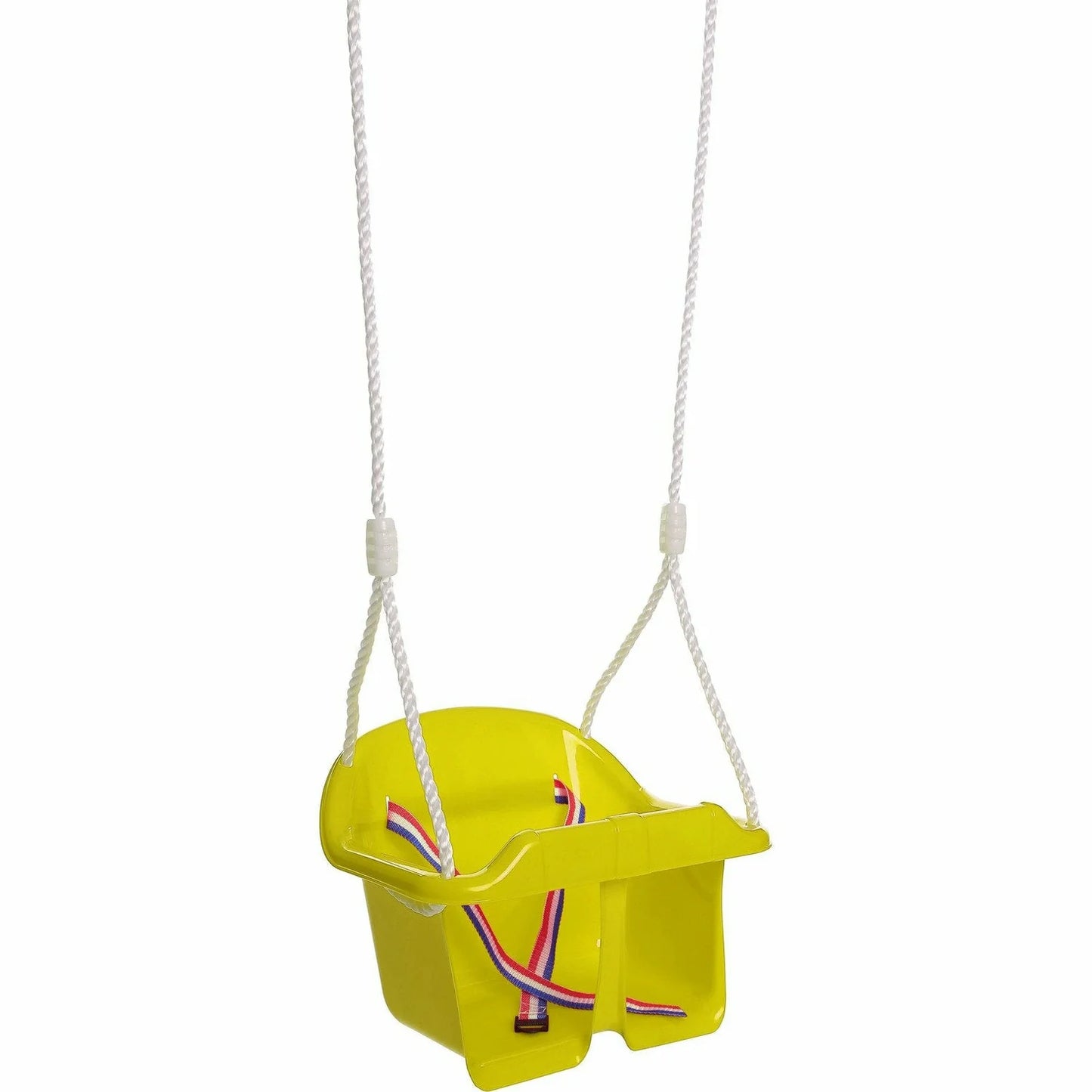 Altalena per Bambini in Plastica con Corde di Sicurezza – Regolabile fino a 180cm – 3 Colori