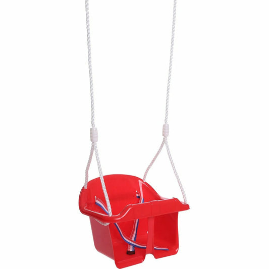 Altalena per Bambini in Plastica con Corde di Sicurezza – Regolabile fino a 180cm – 3 Colori