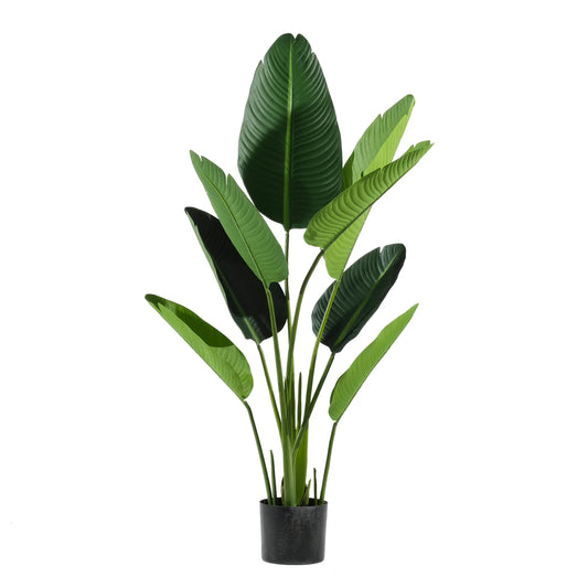 Banano Artificiale in Vaso – Pianta Decorativa Realistica H120 cm per Casa e Ufficio