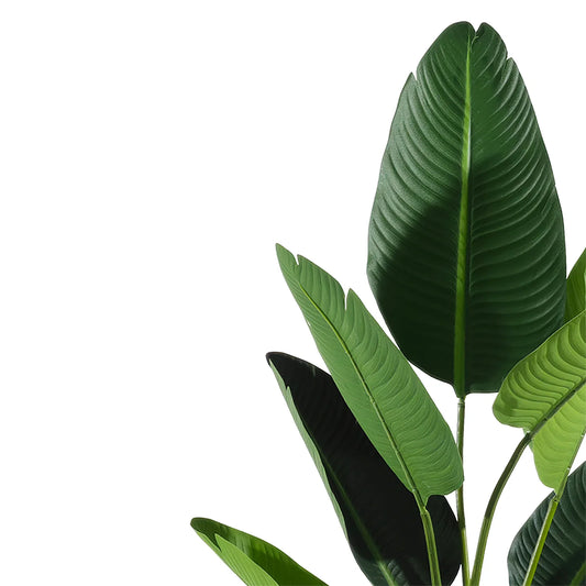 Banano Artificiale in Vaso – Pianta Decorativa Realistica H120 cm per Casa e Ufficio