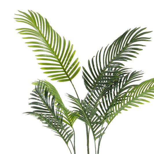 Palma Areca Artificiale in Vaso – Altezza 90 cm – Pianta Verde Decorativa Realistica per Interni