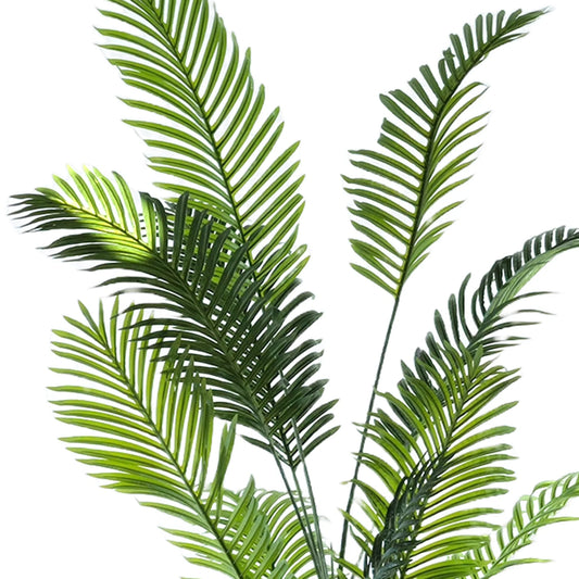 Palma Areca Artificiale con Vaso in Polietilene – Altezza 190 cm – Decorazione Verde Realistica per Interni