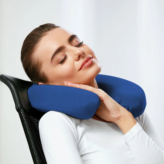 Cuscino da Viaggio Double Face con Microsfere 30x30 cm – Velluto & Microfibra