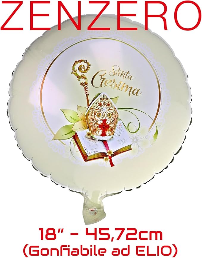 Decorazioni per Festa Santa Cresima - Palloncino Ø 45 cm