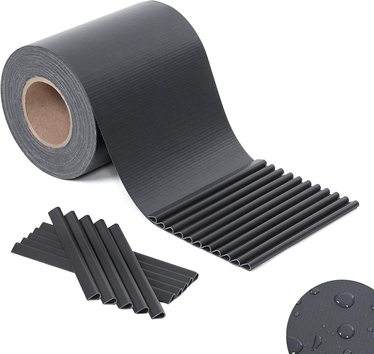 Strisce Privacy per Recinzione PVC 19 cm x 35 m – Schermo Frangivista per Balcone e Giardino – Anti UV, Impermeabile e Antistrappo – Con 20 Clip – Verde, Grigio, Bianco, Marrone, Antracite