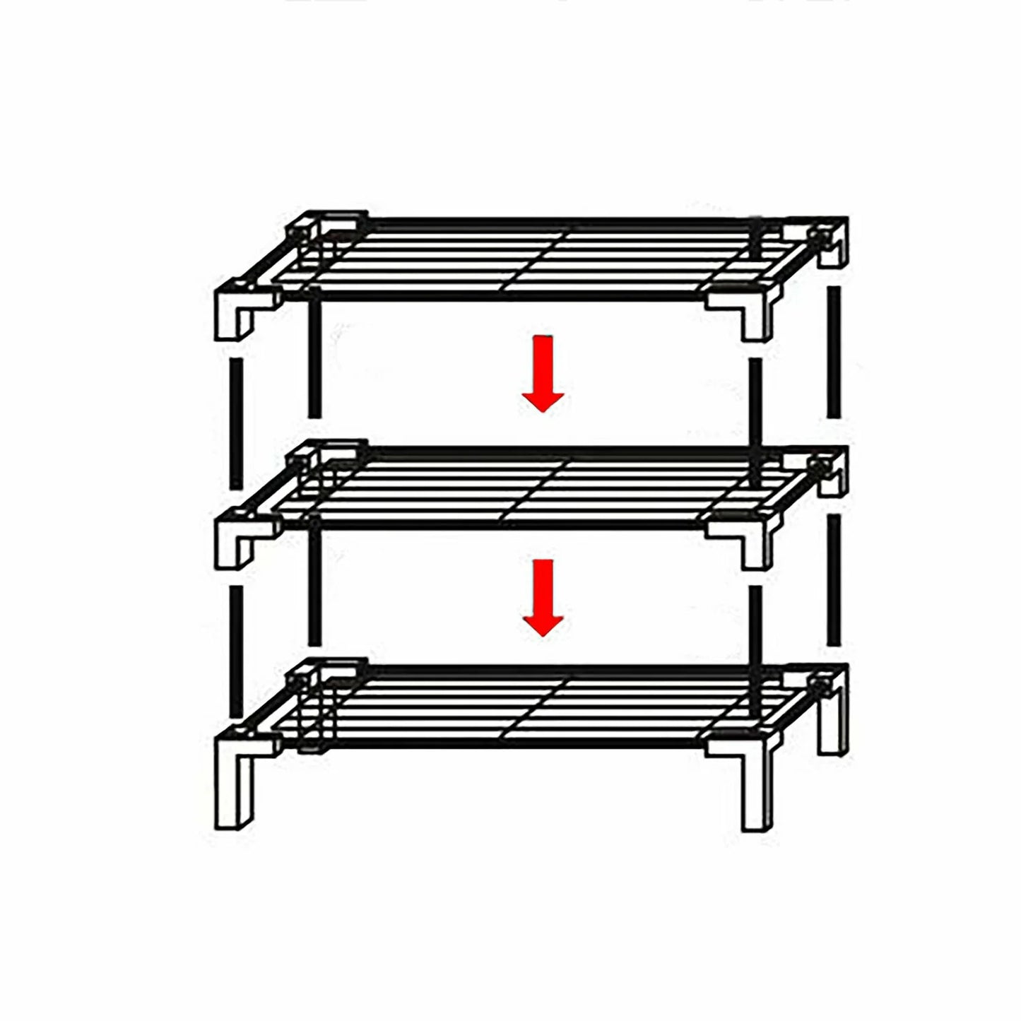 Scarpiera 3 Ripiani 9 Posti
