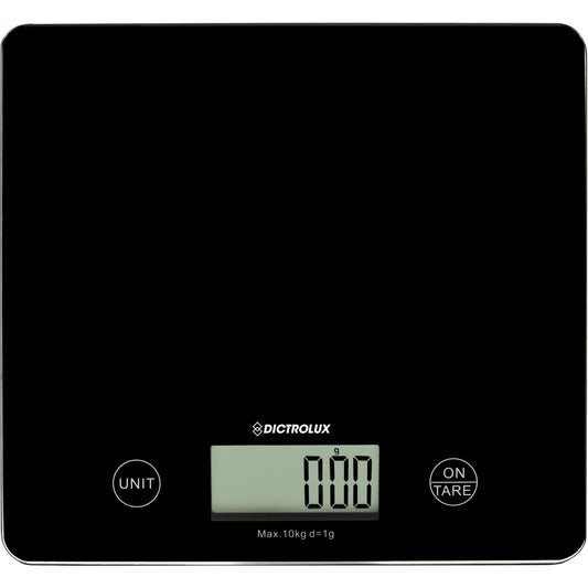 Bilancia Digitale da Cucina 10Kg – Ultra Sottile con Conversione Grammi/Millilitri, Autospegnimento, Colori Nero o Bianco