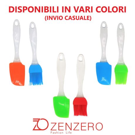 Set spatola e pennello da cucina