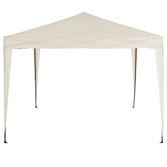Gazebo Richiudibile 3x3 m con Telo Ecrù – Struttura in Acciaio, Sacca Inclusa