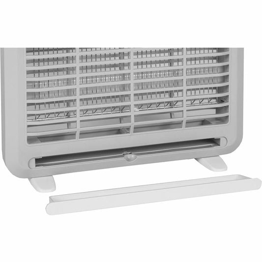 Zanzariera Elettrica LED 30 m² – Compatta, con Vassoio e Catenella, 2W, Griglia di Sicurezza