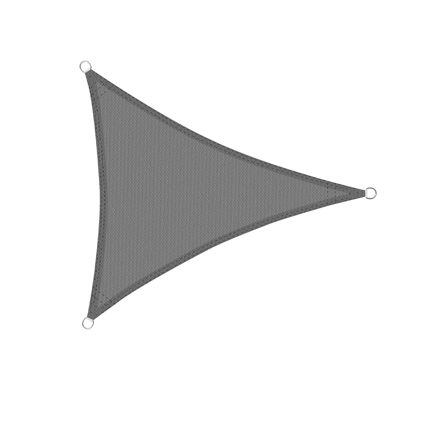 Vela Ombreggiante Triangolare 3x3x3 m – HDPE 180g/m², Grigio, Anti-UV, con Corde e Custodia