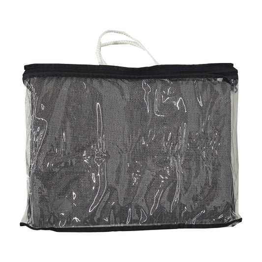 Vela Ombreggiante Triangolare 3x3x3 m – HDPE 180g/m², Grigio, Anti-UV, con Corde e Custodia