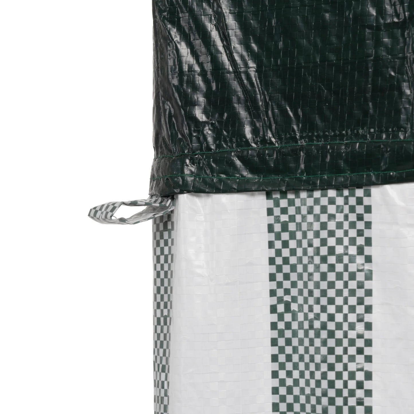 Gazebo da Giardino 3x3 m – Struttura in Metallo, Telo Verde Polietilene 100 g/m²