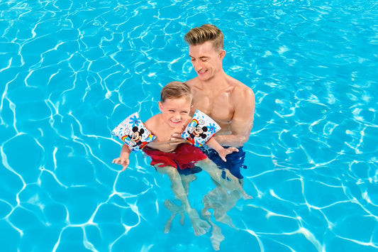 Braccioli Gonfiabili Bambini Disney Topolino 23x15 cm – Età 3-6 Anni – Ufficiali Mickey Mouse