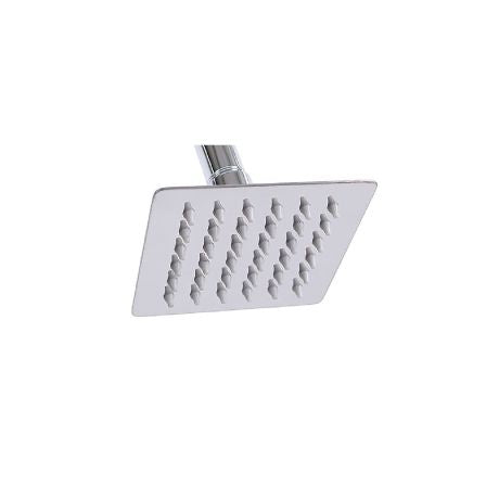 Soffione Doccia Inox Quadrato 10x10 cm