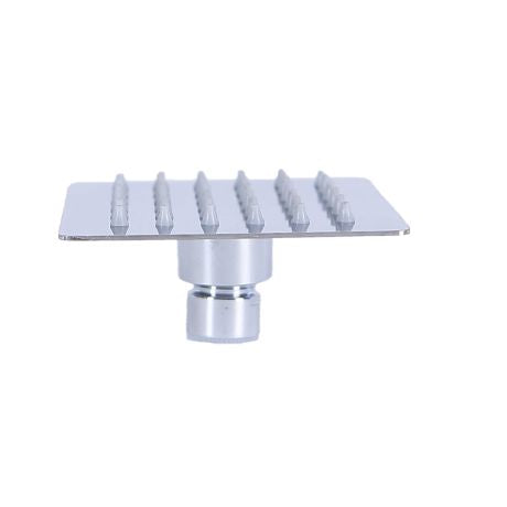 Soffione Doccia Inox Quadrato 10x10 cm