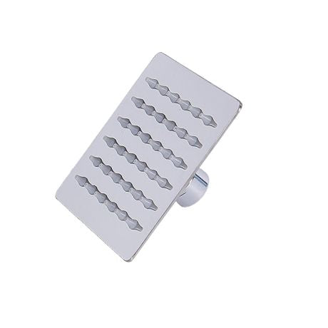 Soffione Doccia Inox Quadrato 10x10 cm