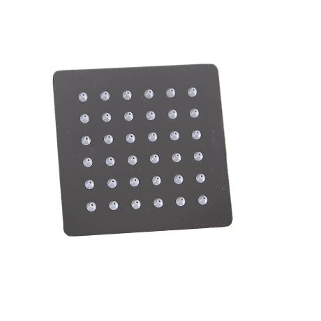 Soffione Doccia Inox Quadrato 10x10 cm
