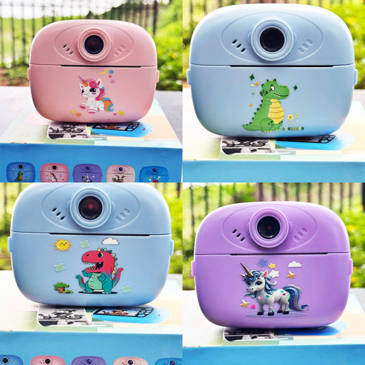 Macchina Fotografica Istantanea per Bambini con Stampa Termica – Schermo LCD, Giochi, MP3, Video HD 1080p – 32GB Inclusa