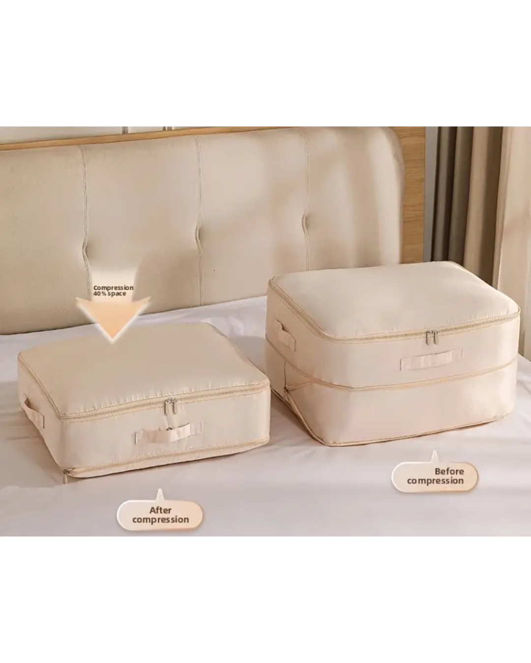 Borsa da Viaggio Compressibile – Organizer Pieghevole per Valigia
