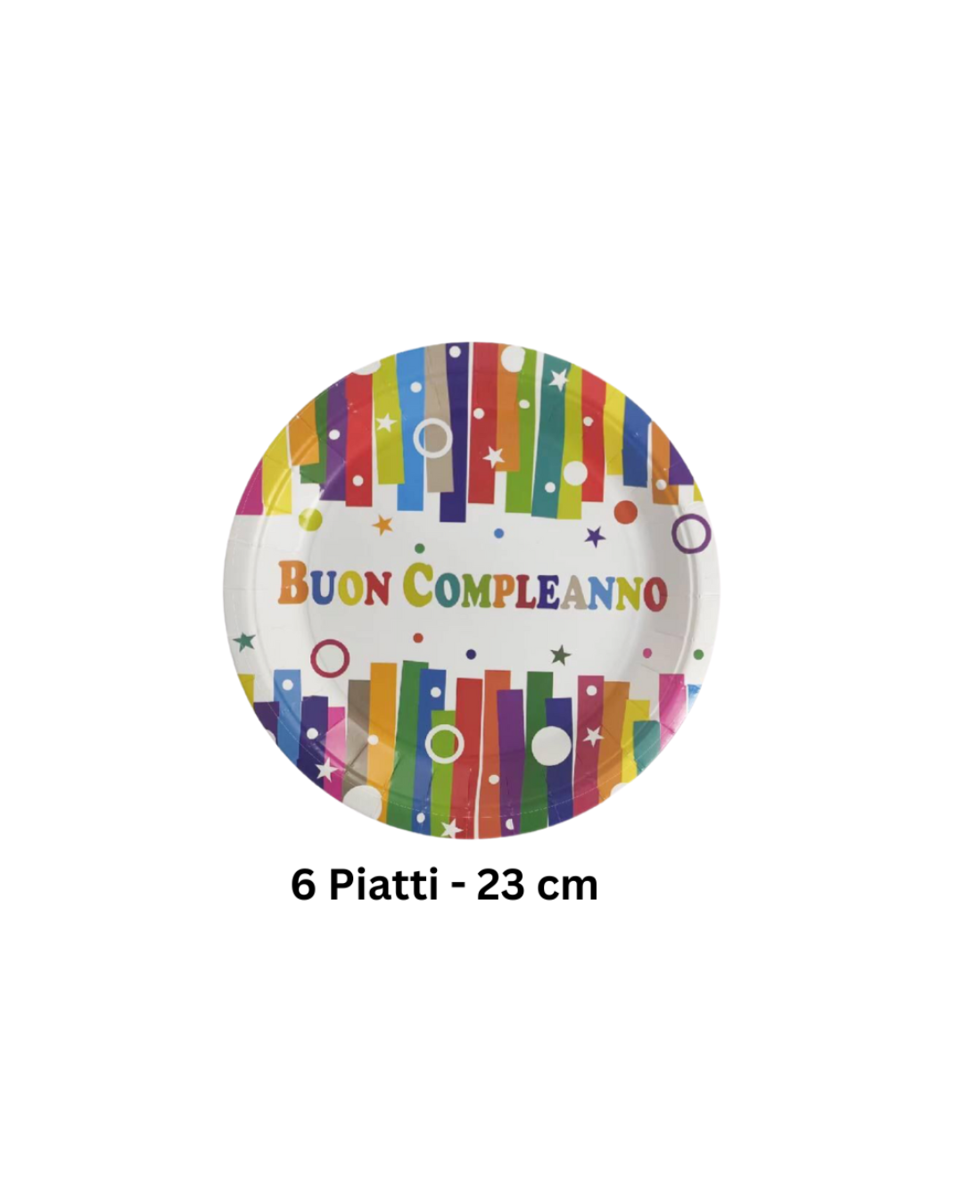 Set Stoviglie “Buon Compleanno” – Piatti, Bicchieri e Tovaglioli Colorati per Festa