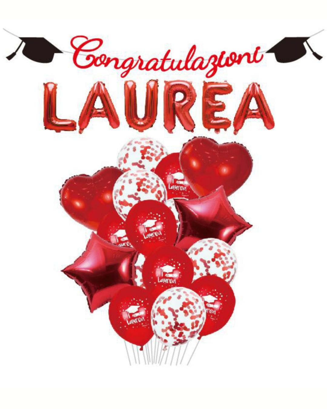 Decorazioni per la festa di laurea, festa di laurea, striscione di laurea, palloncini da 16 della classe del 2026, decorazioni di molti colori - Italia Decorazioni per la festa di laurea, festa di laurea, striscione di laurea, palloncini da 16 della classe del 2026, decorazioni di molti colori - Italia