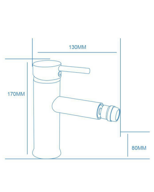 Miscelatore Per Lavabo RAY - Nero | Stile Moderno & Efficienza