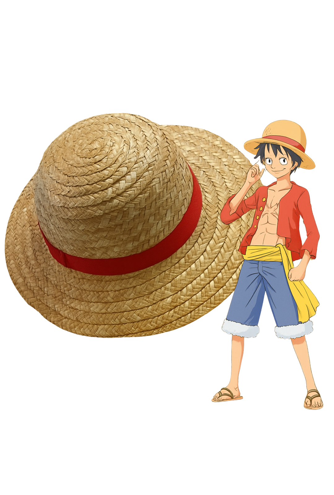 Cappello di Paglia Luffy Style – Cosplay Anime One Piece