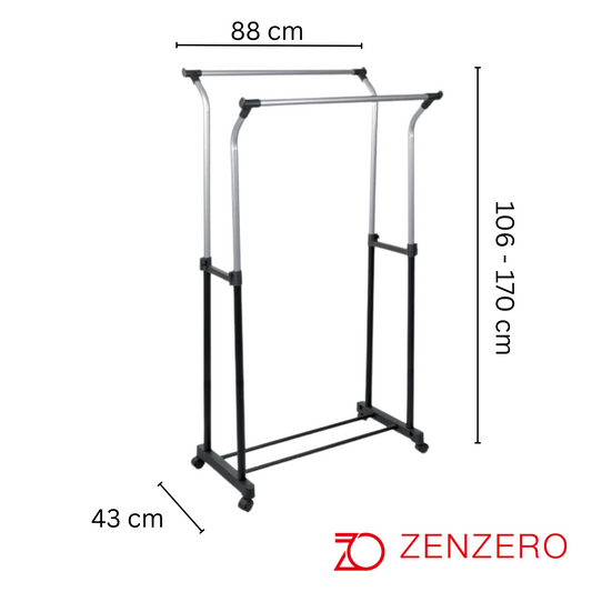 Appendiabiti Estensibile 2 Aste