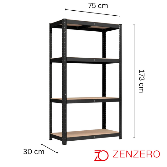 Scaffale in Metallo 4 Ripiani