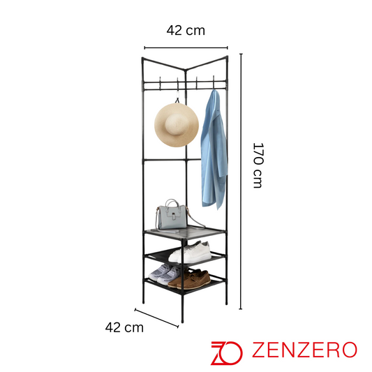Appendiabiti Multiuso 3 Ripiani