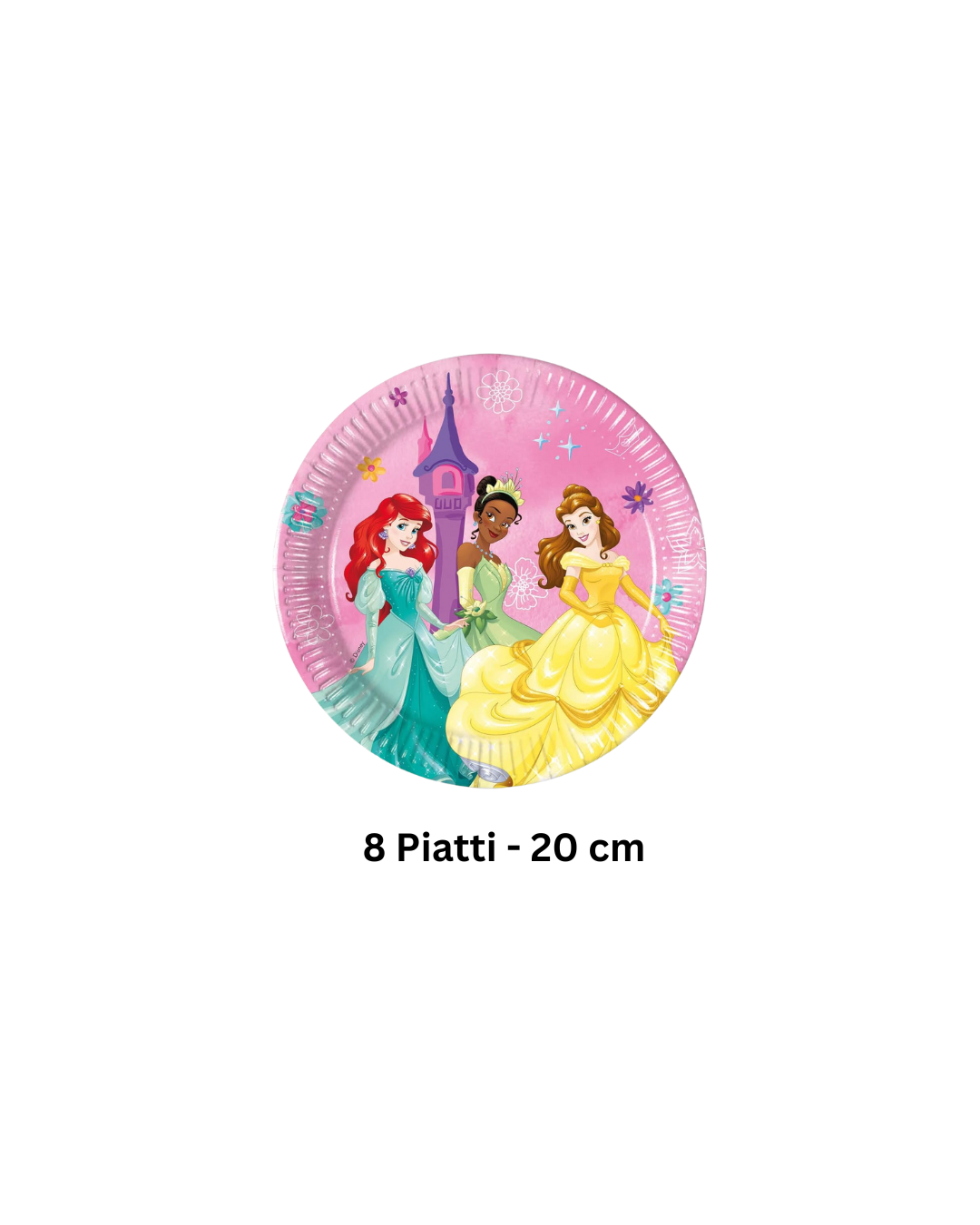 Set Festa Principesse Disney β Piatti, Bicchieri e Tovaglioli