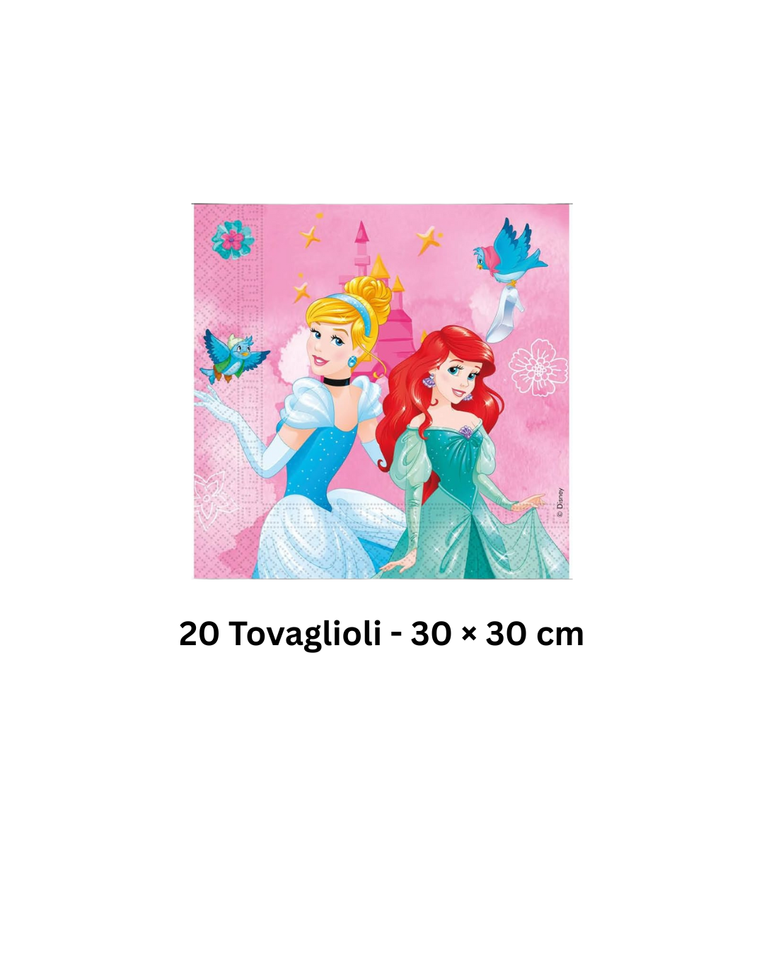 Set Festa Principesse Disney β Piatti, Bicchieri e Tovaglioli